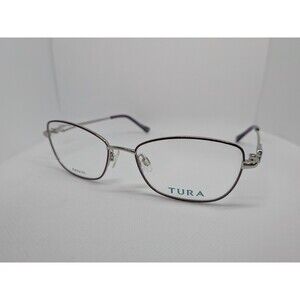 Tura Eyeglasses Frames R582 Lilac Purple Womens Cat Eye Full Rim 50-16-135
